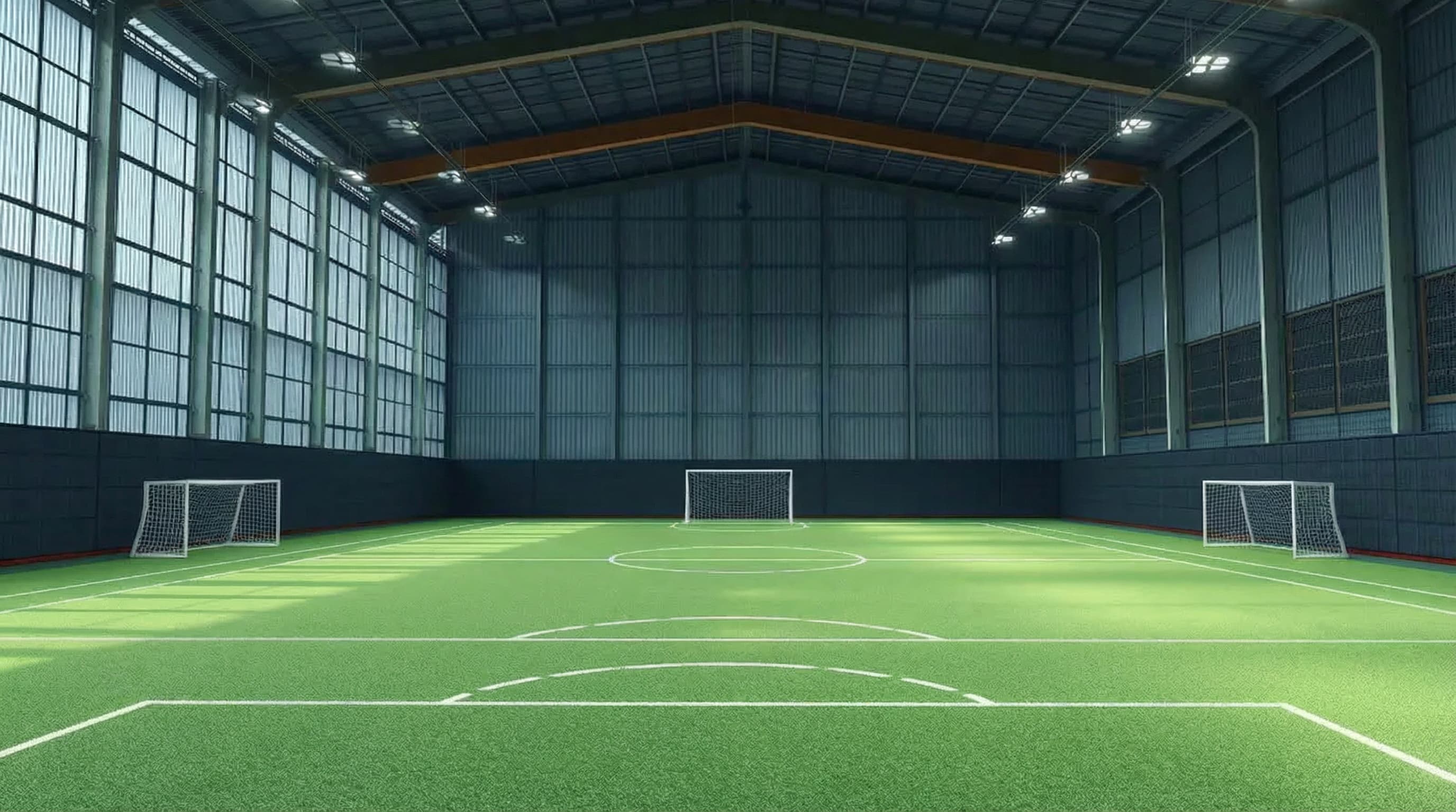 Indoor futsal court