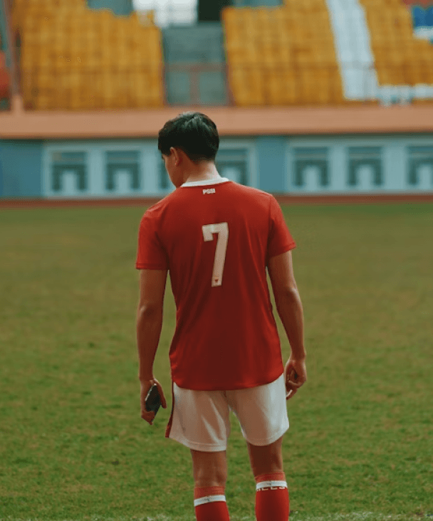 Football player on the field